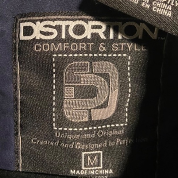 Distortion Clothing | Navy Blue Jacket | Men's Large - Picture 2 of 3